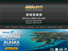 Tablet Screenshot of goldennorthvanlines.com